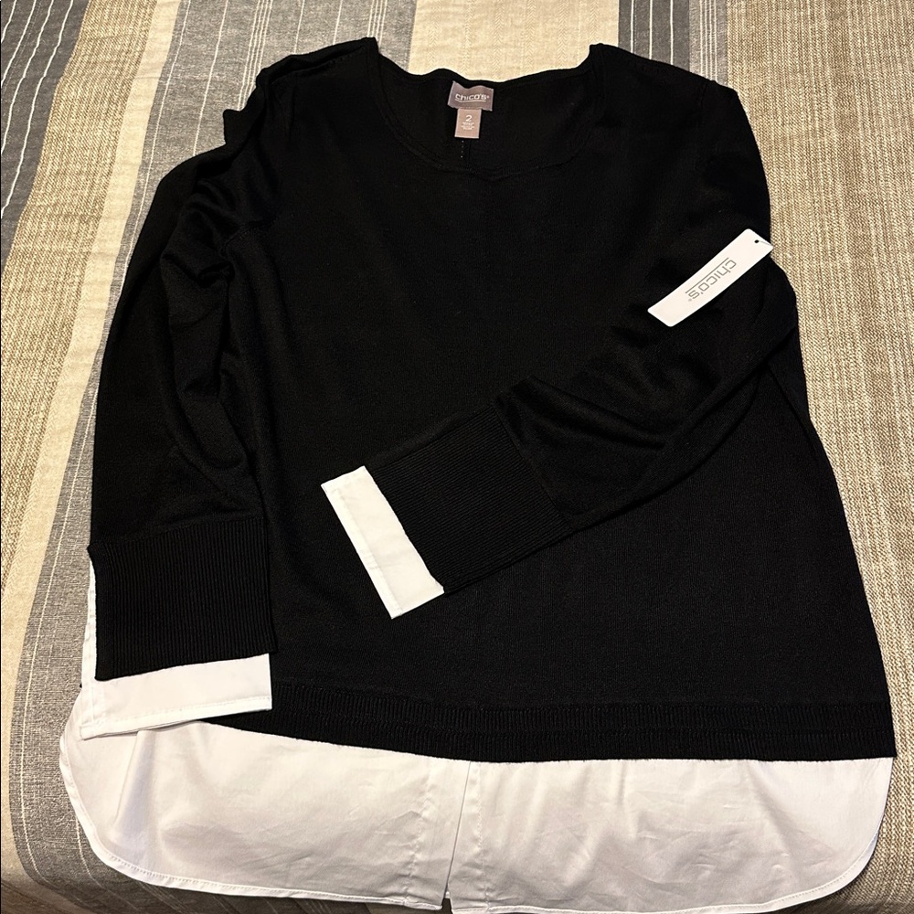 Chico's Elegant Black Top